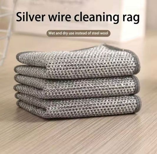 Silver wire cleaning rag