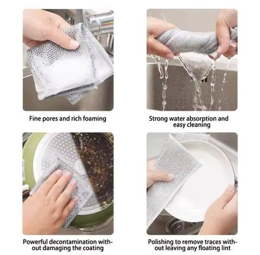 Silver wire cleaning rag